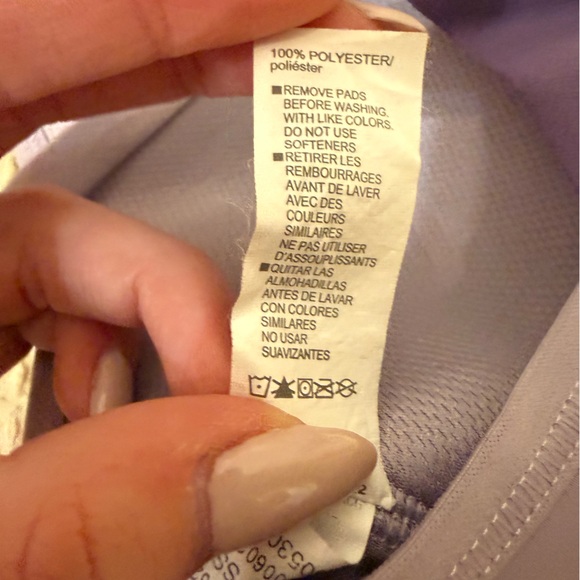 Under Armour Lavender and Black Activewear Set - Picture 10 of 10